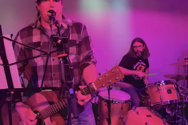 Local band The Bailouts, play the KFFR stage as part of the Sound of Grand County Music Series. Photo 8