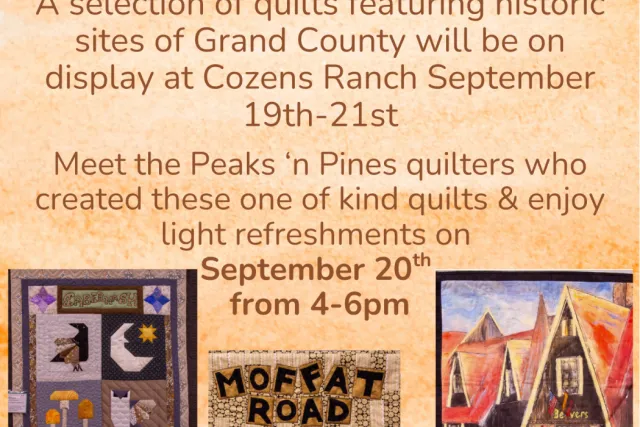 Quilts of Historic Sites Community Reception Photo