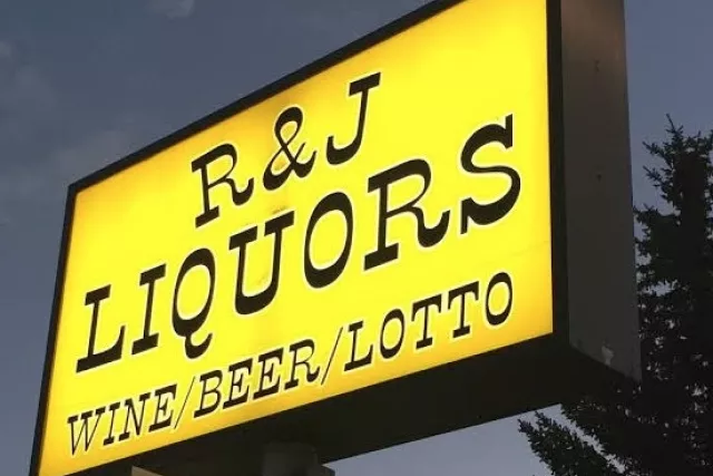 R&J Liquors Logo Photo