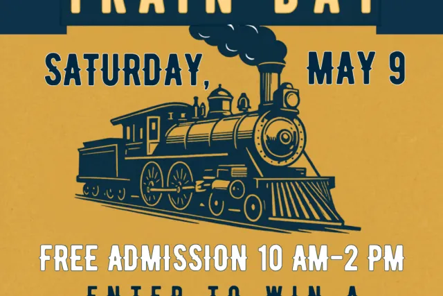 Come celebrate National Train Day on May 9! Photo