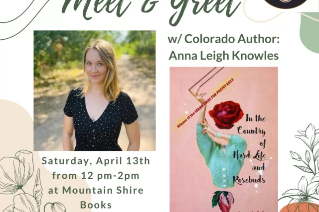 Canceled - Meet & Greet with Colorado Author and Poet: Anna Leigh Knowles Photo