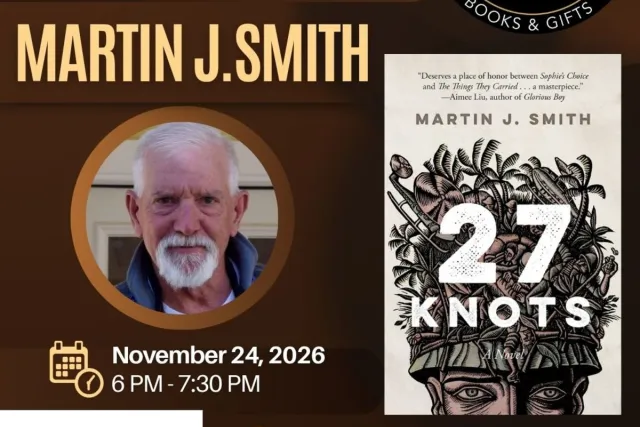Book Release Event: "27 Knots" by Martin J. Smith Photo