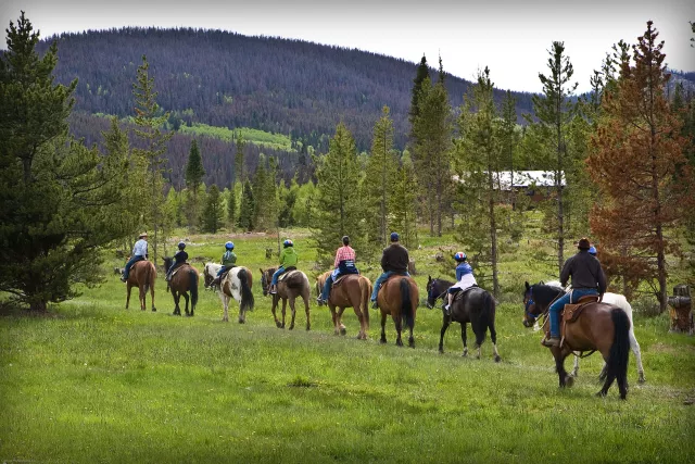 Rocky Mountain Stables Horseback Ride in Granby, Colorado Photo