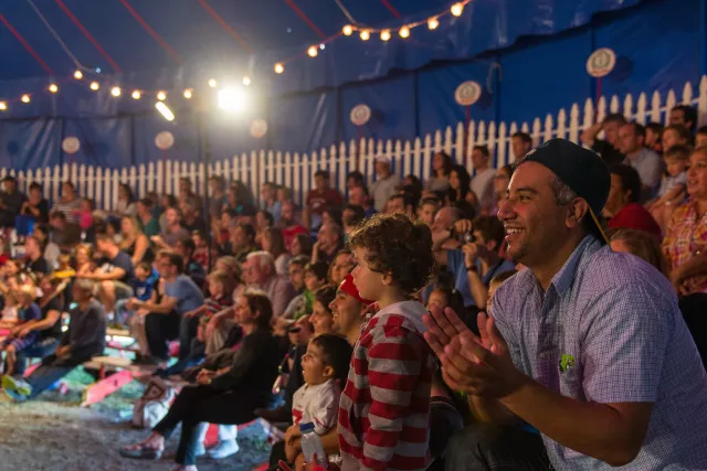 Crowd at Zoppe Circus Photo 2
