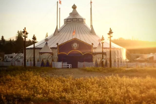 Zoppe Circus Tent Sunny Photo
