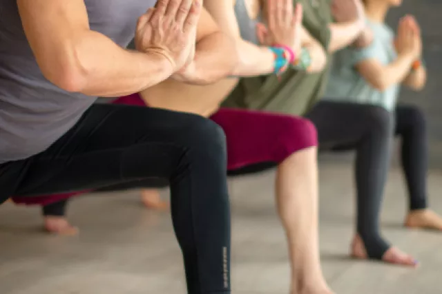 Autumn Yoga Photo