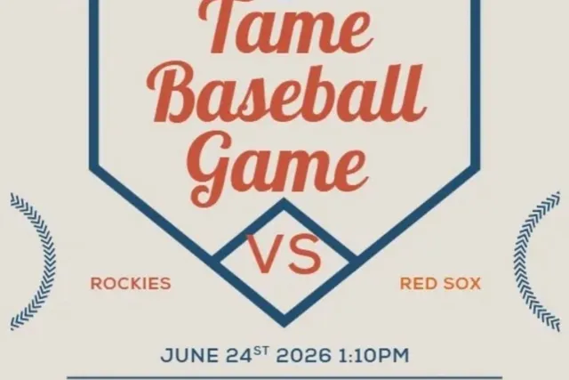 Rockies Baseball Game with Tame Grand County Photo