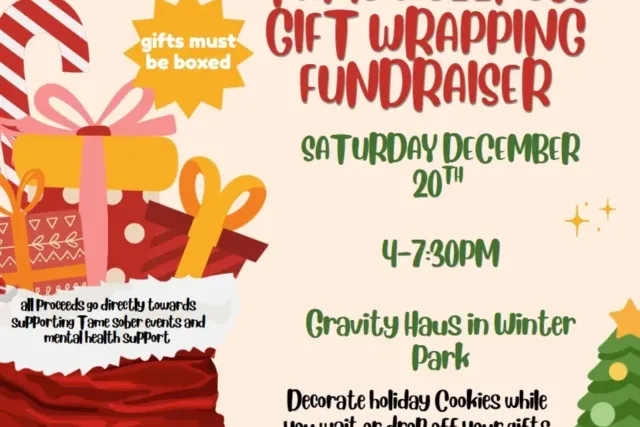 Gift Wrapping Fundraiser for Tame Wellness Photo