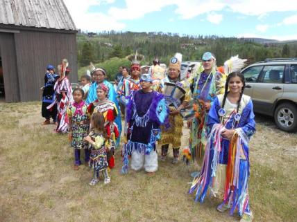Medicine Heart Native Dancers at the museum