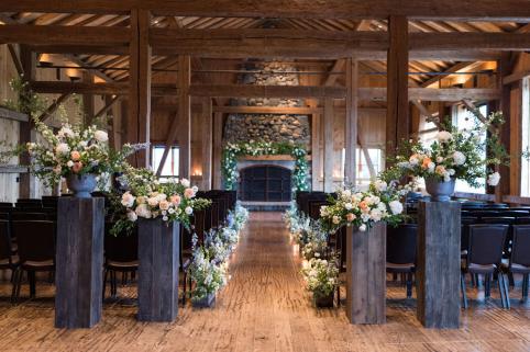 Indoor Wedding Reception 