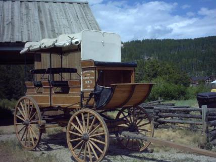 Join us on the authentic Stage Coach on display.