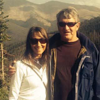 Mara with her husband Jay