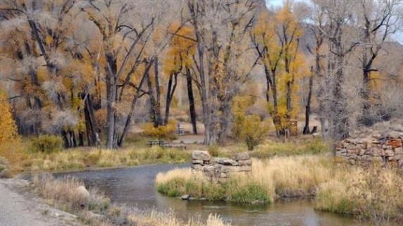 Camp along the Colorado River at Pioneer Park
