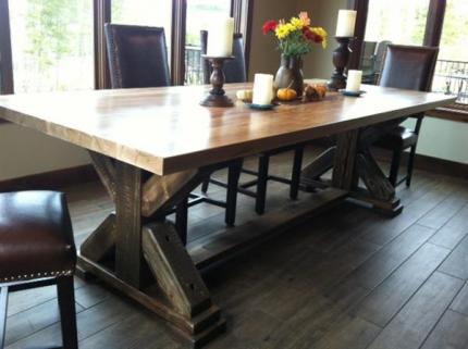 Custom Crafted Dinning Room Tables for any occasion.