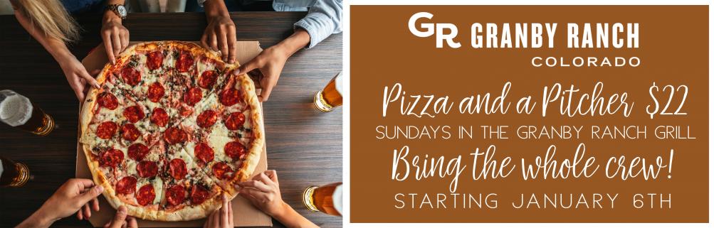 Pizza and a Pitcher $22