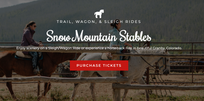 Snow Mountain Stables Winter Park Colorado