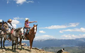 Drowsy Water Ranch Rocky Mountain Overlook Photo