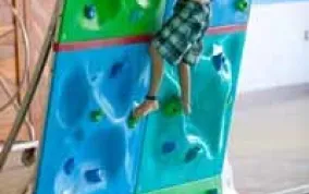 Our indoor pool offers a slide, aqua climbing wall and a sauna Photo 8