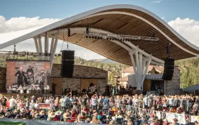 Blues from the top Hideaway Park. Voted "Best Colorado Blues Festival" two years in a row. Photo