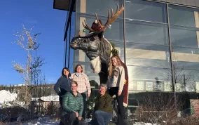 Chamber staff outside Winter Park & Fraser Chamber Photo