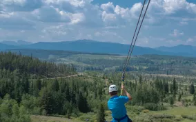 Colorado Mountain Zip Lining Photo