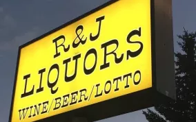 R&J Liquors Logo Photo