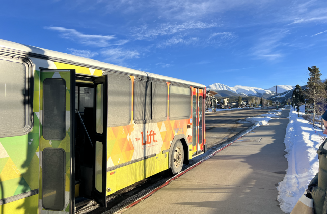 The Lift bus in Winter Park