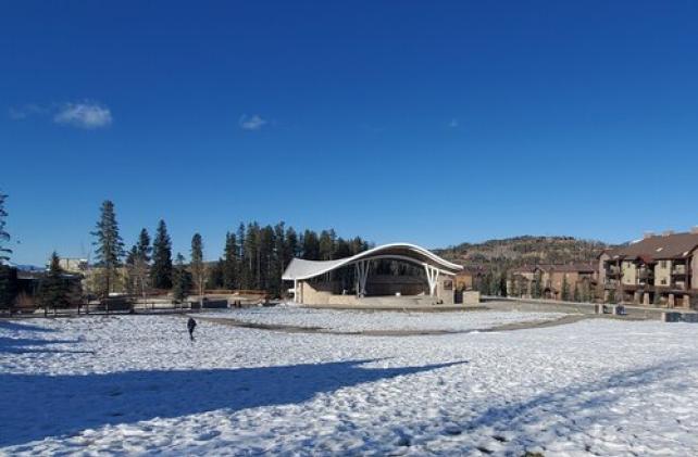 Rendezvous Event Center Winter Lawn