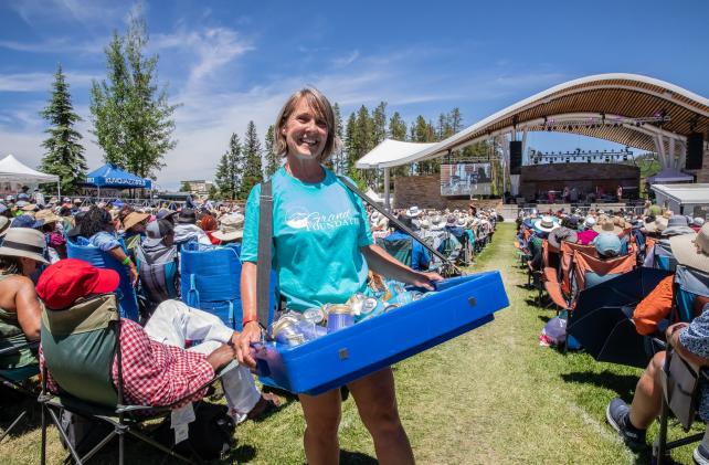 Crowd Server at Jazz Fest