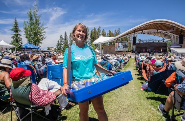 Crowd Server at Jazz Fest