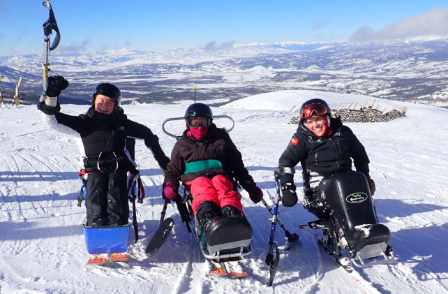 Sit Skiers at Winter Park Resort
