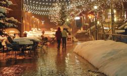 Winter Shopping at Cooper Creek Square in Winter Park, Colorado