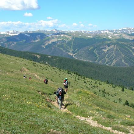 Back County Hiking Trail in Winter Park, Colorado 