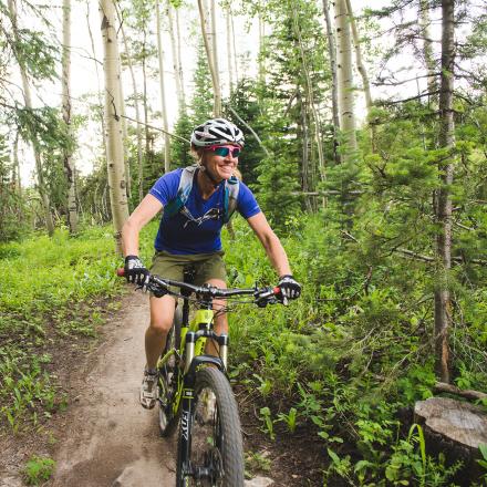 Mountain Biking in Winter Park, Colorado 
