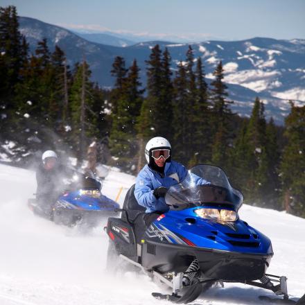 Family-Friendly Snowmobile Rides in Winter Park, Colorado