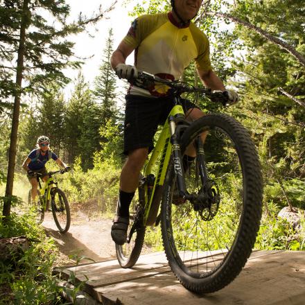 Cross Country Mountain Biking in Winter Park, Colorado 