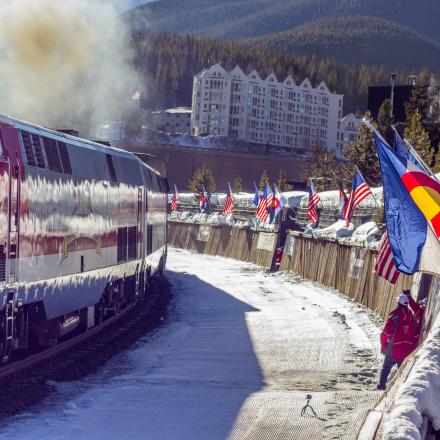 Amtrak "Winter Park Express" Returns to Winter Park, Colorado