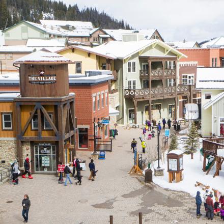 Shopping and Dining at the Village at Winter Park Resort in Winter Park, Colorado