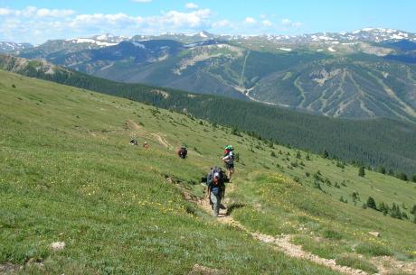 Back County Hiking Trail in Winter Park, Colorado 