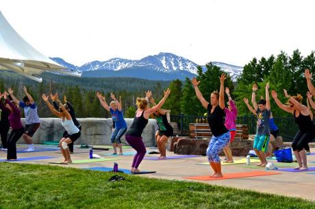 Fitness in the Park in Winter Park, Colorado