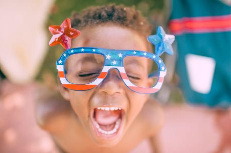 Patriotic Child