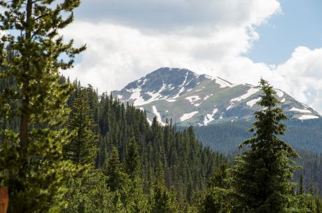 Scenic view in Winter Park, Colorado in the Summer