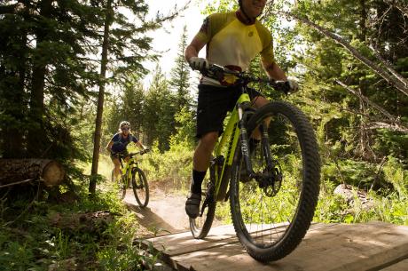Cross Country Mountain Biking in Winter Park, Colorado 