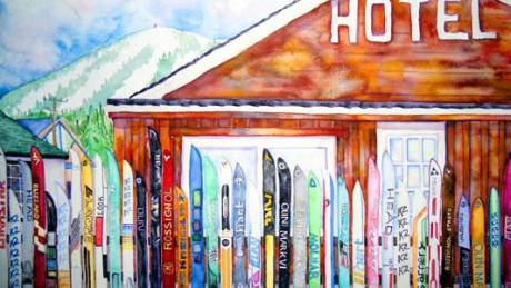 Positively Fraser painting from Elizabeth Kurtak Art Gallery