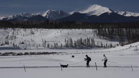 Scenic Cross-Country Skiing in Winter Park, Colorado