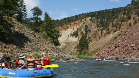 White Water Rafting on the Colorado River near Winter Park, Colorado