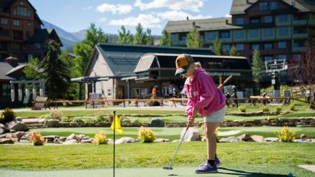 Slopeside Putting Course at Winter Park Resort 