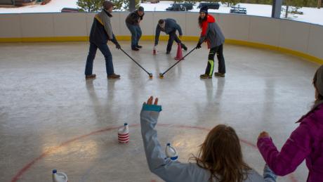 Broomball at Snow Mountain Ranch
